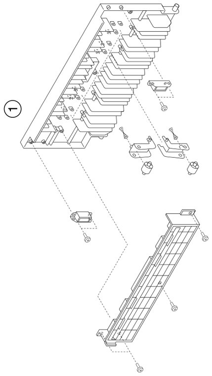 Assembly 4: Covers 4 parts diagram - IBM Infoprint 1228 (4928) Parts