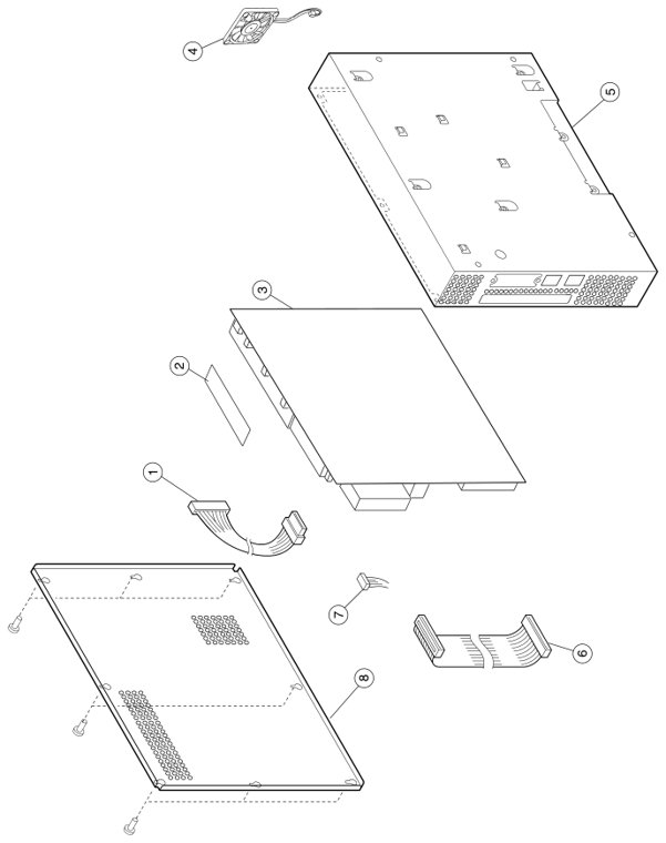 Assembly 11: Rip Board parts diagram - IBM Infoprint 1228 (4928) Parts