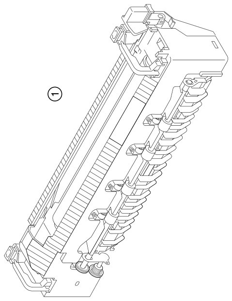 Assembly 12: Fuser Unit parts diagram - IBM Infoprint 1228 (4928) Parts