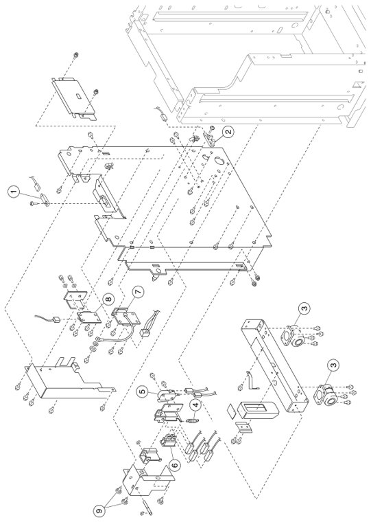 Assembly 20: High Capacity Feeder 3 parts diagram - IBM Infoprint 1228 (4928) Parts