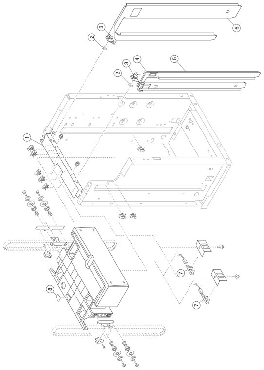 Assembly 23: High Capacity Feeder 6 parts diagram - IBM Infoprint 1228 (4928) Parts