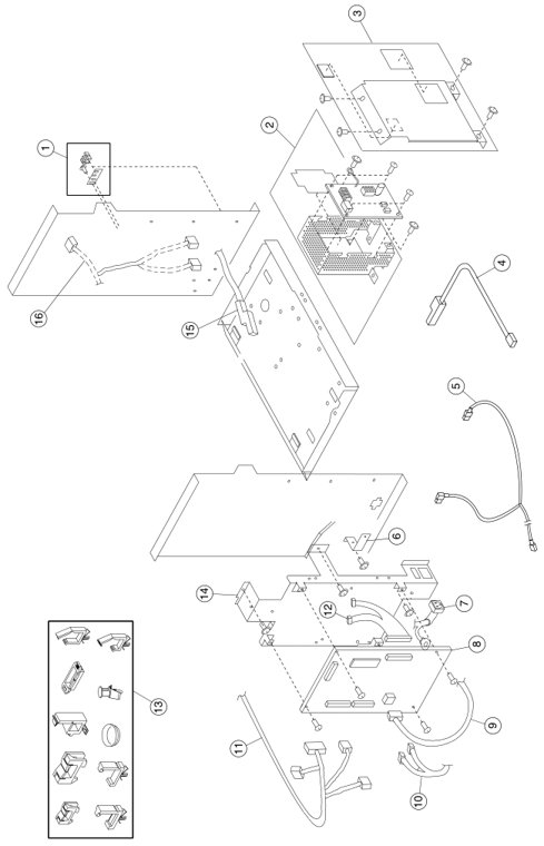 Assembly 29: Finisher Electronics parts diagram - IBM Infoprint 1228 (4928) Parts