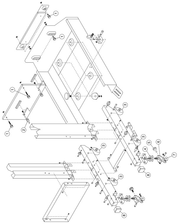 Assembly 31: Finisher Docking 2 parts diagram - IBM Infoprint 1228 (4928) Parts