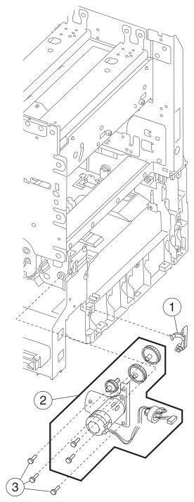 Assembly 11: Paper feed transport parts diagram - IBM Infoprint 1654 & 1664 Parts (4929, 4930)
