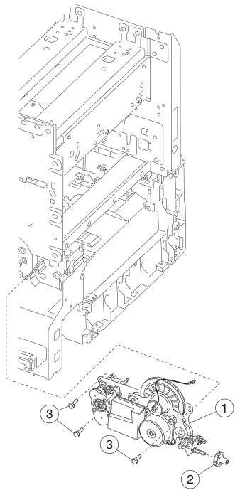 Assembly 16: ITU drive assembly parts diagram - IBM Infoprint 1654 & 1664 Parts (4929, 4930)