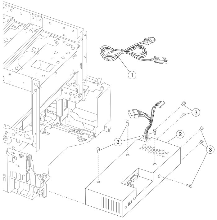 Assembly 22: Electronics parts diagram - IBM Infoprint 1654 & 1664 Parts (4929, 4930)