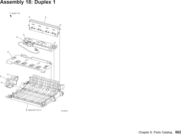 Assembly 27: Chapter 6. Parts Catalog 562 parts diagram - IBM Infoprint 21 4322 Parts