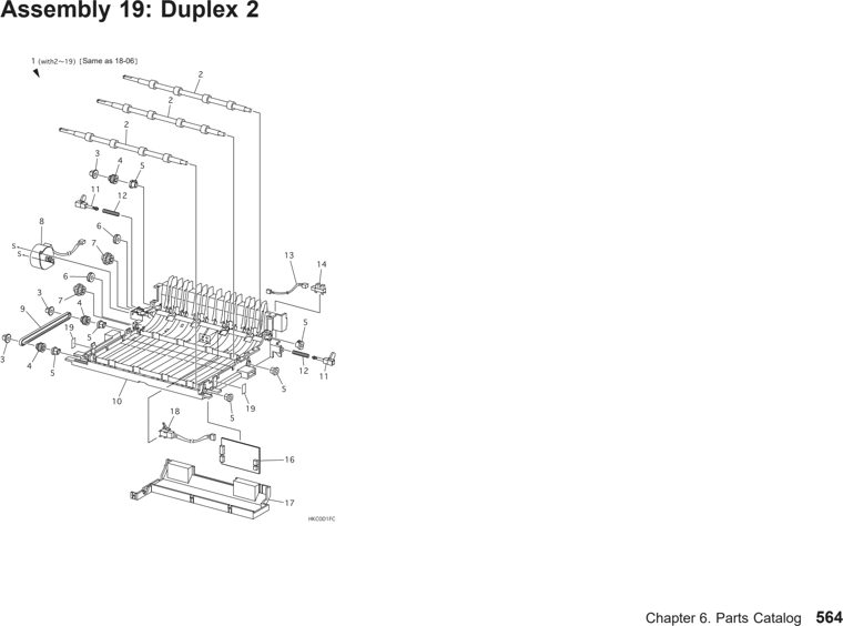 Assembly 29: Sameas18-06 parts diagram - IBM Infoprint 21 4322 Parts
