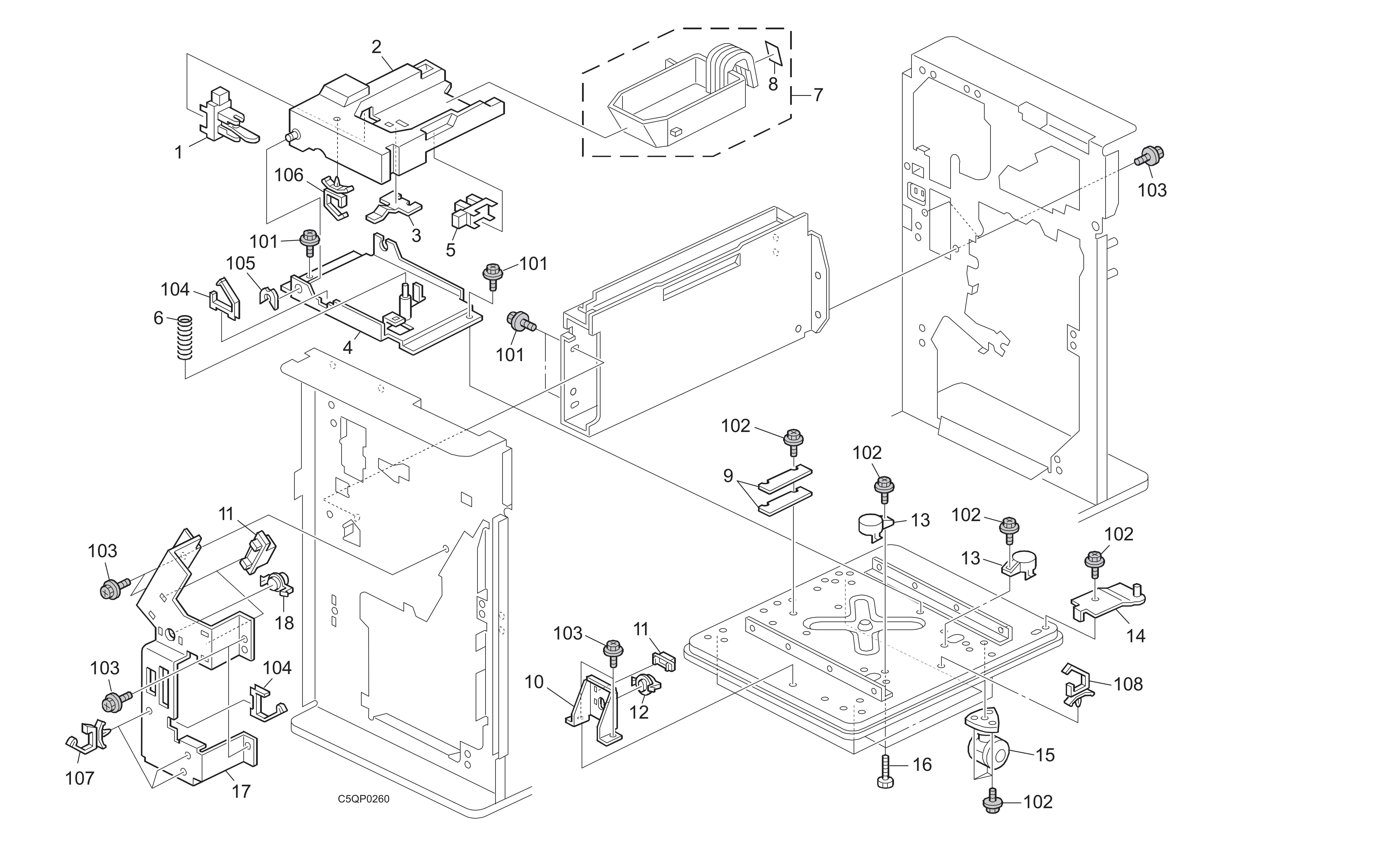 Ibm Infoprint Finisher Sr5000 Parts 339