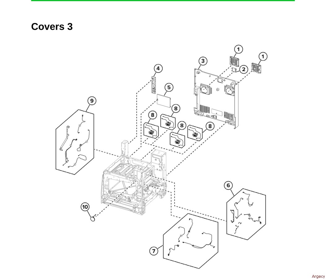 Lexmark Cx950 Cx951 Xc9525 Xc9535 Parts