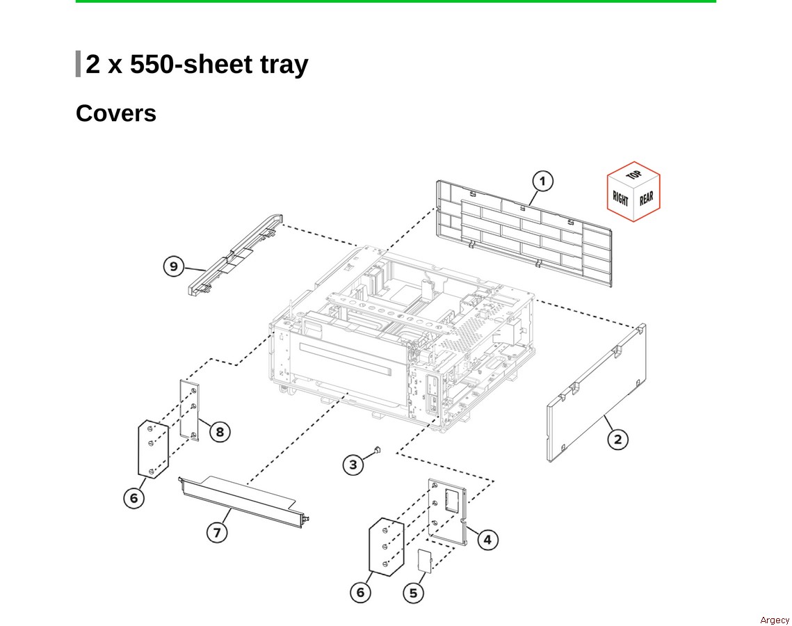 Lexmark Cx950 Cx951 Xc9525 Xc9535 Parts
