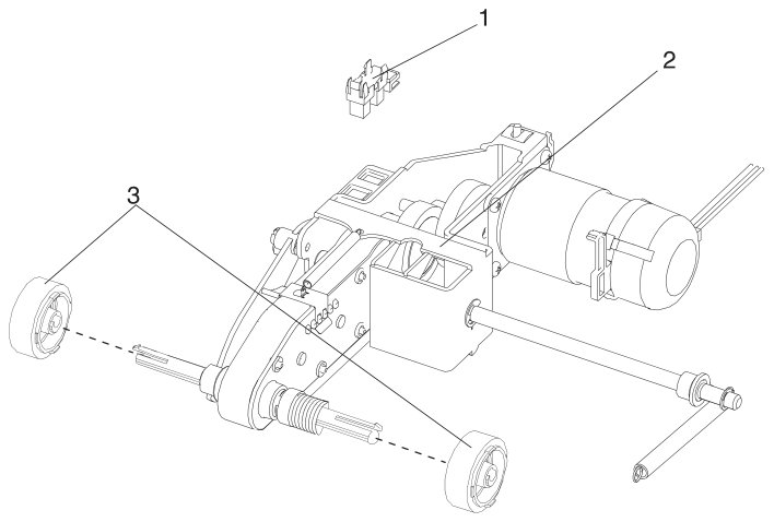 Assembly 4: Paper Feed (Autocompensator) parts diagram - Lexmark Optra S Parts