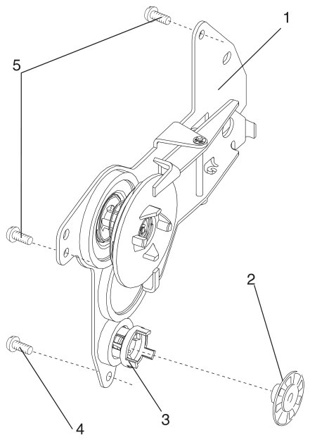 Assembly 10: Developer Drive parts diagram - Lexmark Optra S Parts