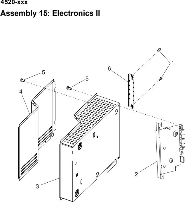 Assembly 15: Electronics II parts diagram - Lexmark T520 & T522 Parts