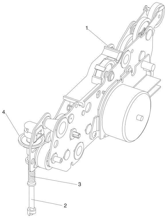 Assembly 10: Main Drive parts diagram - Lexmark T610 T612 T614 T616 Parts