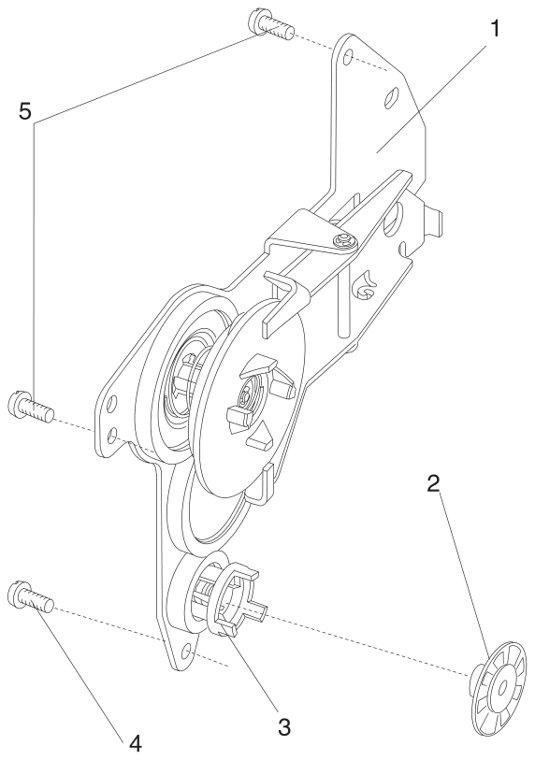 Assembly 11: Developer Drive parts diagram - Lexmark T610 T612 T614 T616 Parts