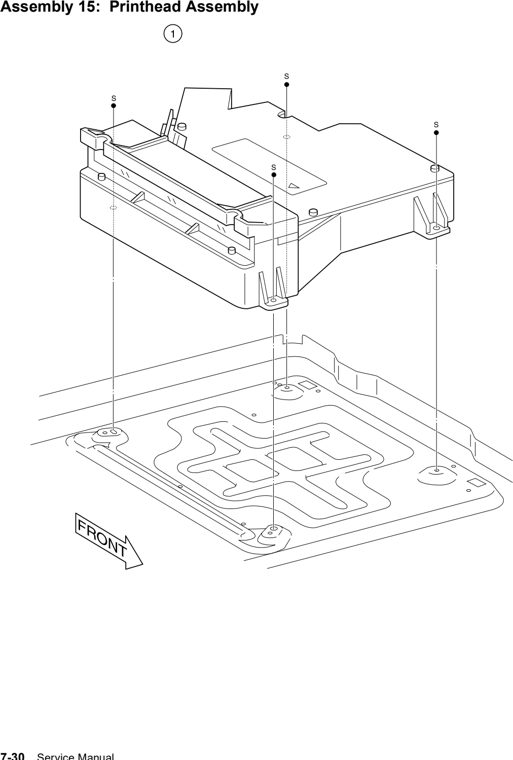 Assembly 15: Printhead Assembly parts diagram - Lexmark W820 and X820 Parts