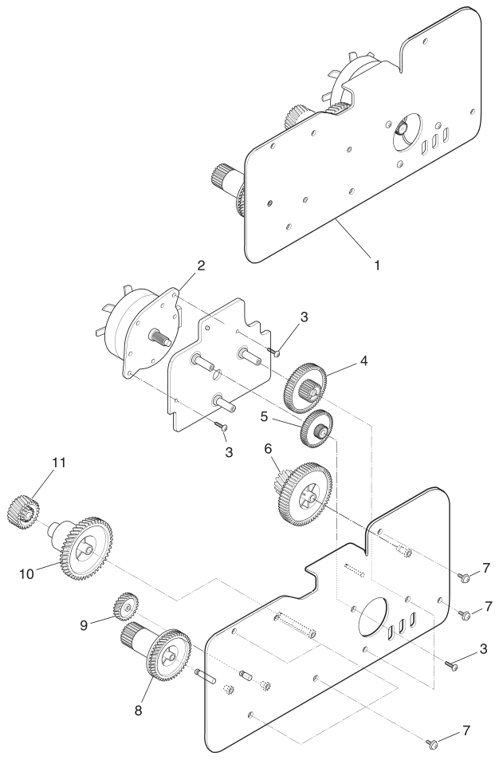 Assembly 4: Main Drive parts diagram - Lexmark E310 & E312 Parts