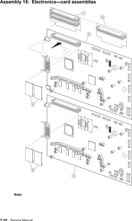 Assembly 15: Electronics—card assemblies parts diagram - Lexmark T640 T642 T644 Parts