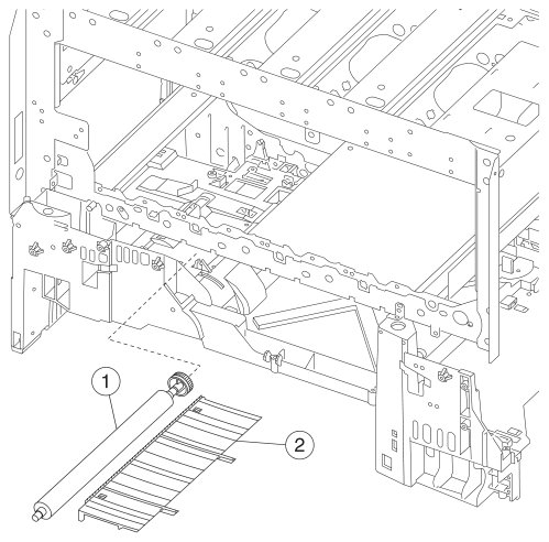 Assembly 6: Transfer parts diagram - Lexmark C750 Parts