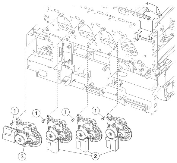 Assembly 20: Cartridge drive assembly parts diagram - Lexmark C750 Parts