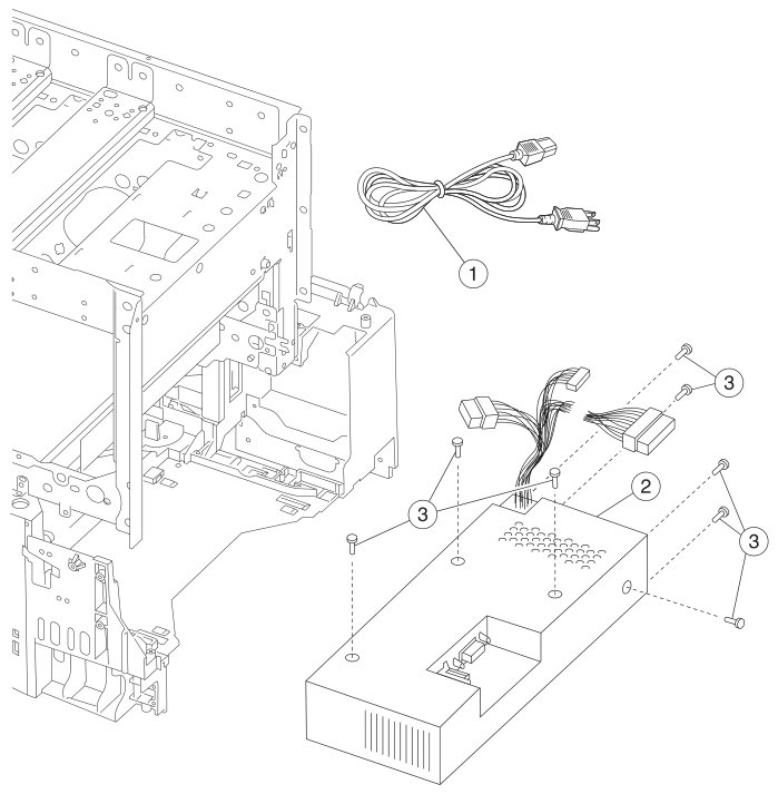 Assembly 21: Electronics parts diagram - Lexmark C750 Parts
