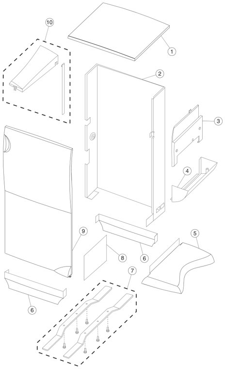 Assembly 31: High-capacity output finisher (HCOF) parts diagram - Lexmark C750 Parts