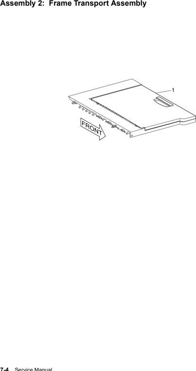 Assembly 2: Frame Transport, Rear parts diagram - Lexmark W820 12B0085 Finisher Parts