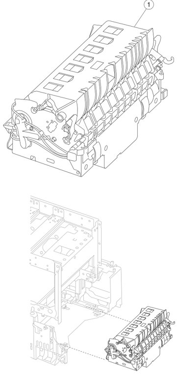 Assembly 3: Fuser assembly parts diagram - Lexmark C780 & C782 Parts
