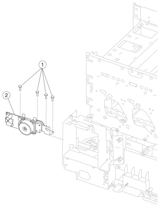 Assembly 4: Fuser drive parts diagram - Lexmark C780 & C782 Parts