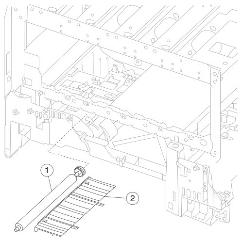 Assembly 6: Transfer parts diagram - Lexmark C780 & C782 Parts