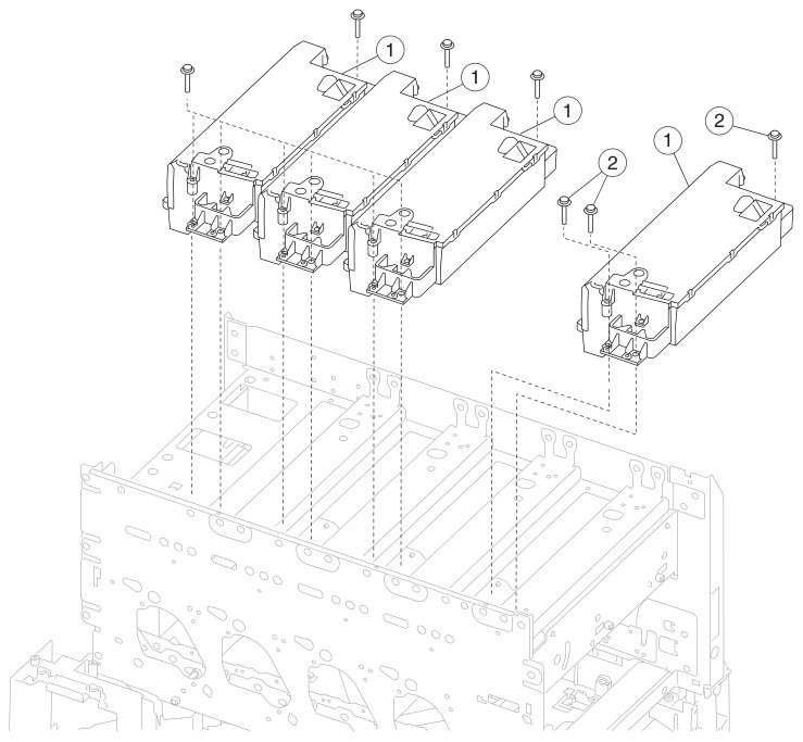 Assembly 7: Printheads parts diagram - Lexmark C780 & C782 Parts