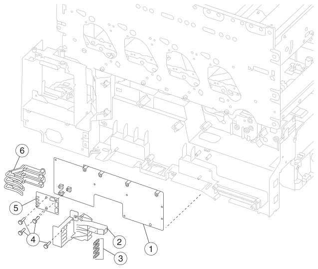 Assembly 10: Media size sensing parts diagram - Lexmark C780 & C782 Parts