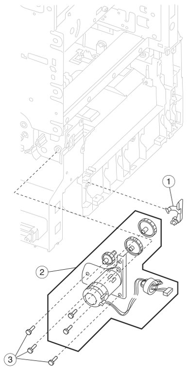Assembly 11: Paper feed transport parts diagram - Lexmark C780 & C782 Parts