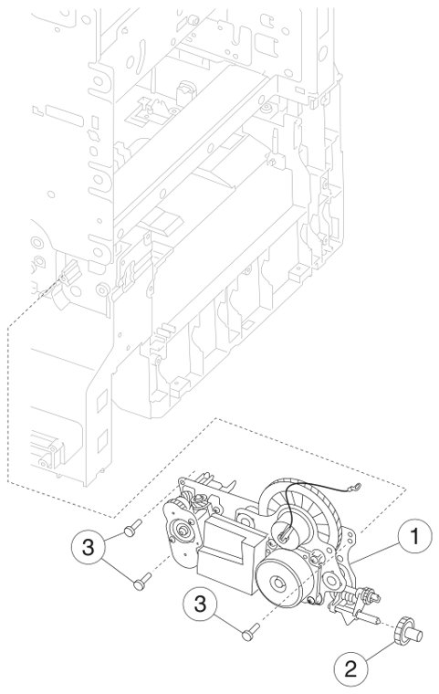 Assembly 16: ITU drive assembly parts diagram - Lexmark C780 & C782 Parts