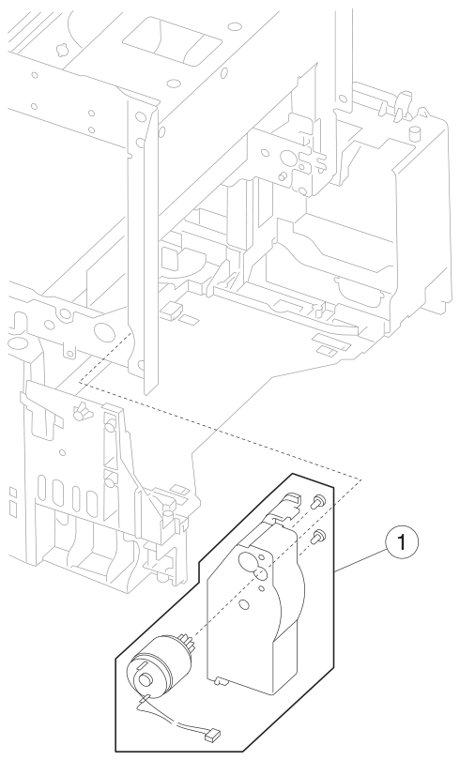 Assembly 19: BOR drive assembly parts diagram - Lexmark C780 & C782 Parts