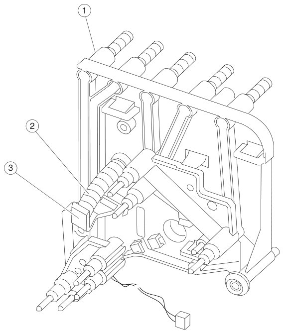 Assembly 20: Cartridge contact assembly parts diagram - Lexmark C780 & C782 Parts
