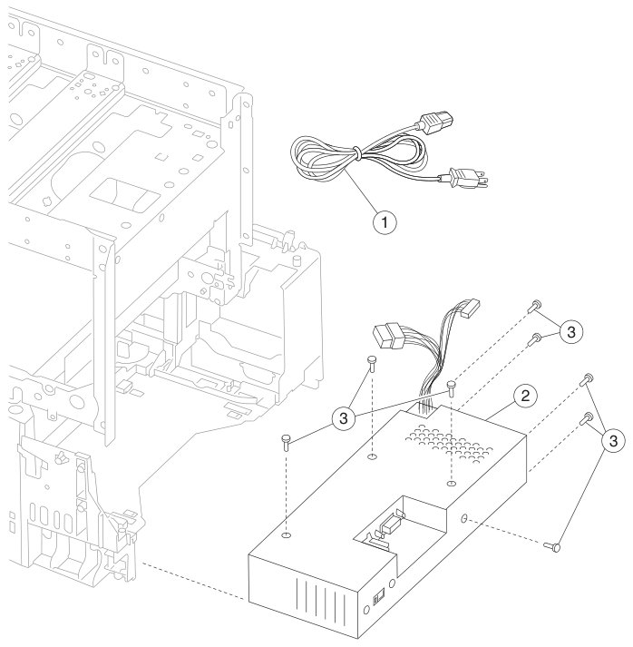 Assembly 22: Electronics parts diagram - Lexmark C780 & C782 Parts