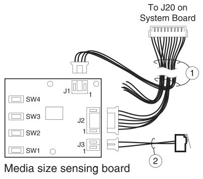 Assembly 26: Electronics—cabling interconnections 4 parts diagram - Lexmark C780 & C782 Parts
