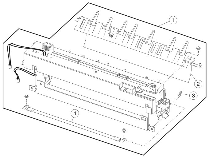 Assembly 7: Fuser parts diagram - Lexmark X422 Parts