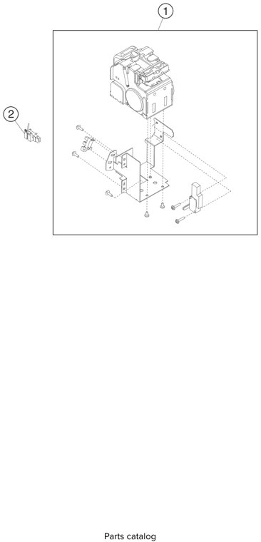 Assembly 22: MFP stapler assembly #4 parts diagram - Lexmark X651 X652 X654 XS654 X656 X658 (and XS versions) Parts