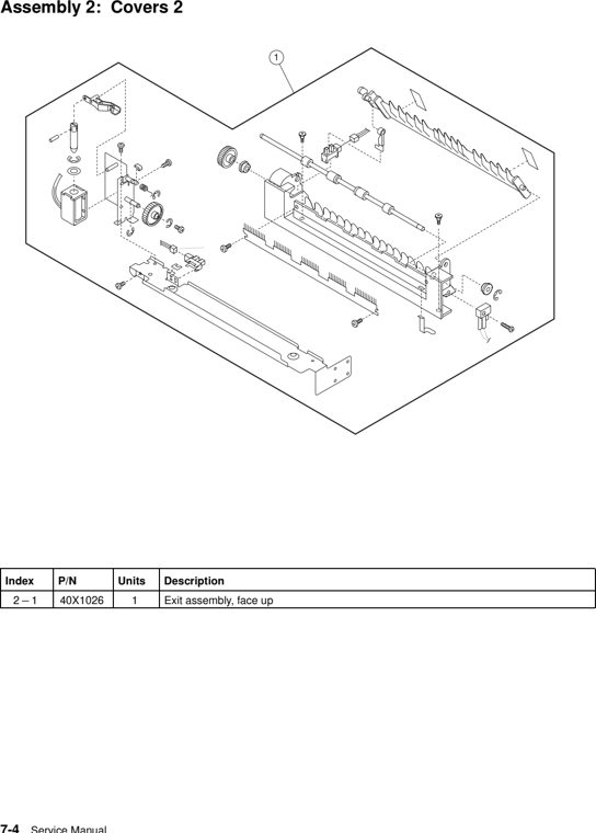 Assembly 2: Covers 2 parts diagram - Lexmark C920 Parts