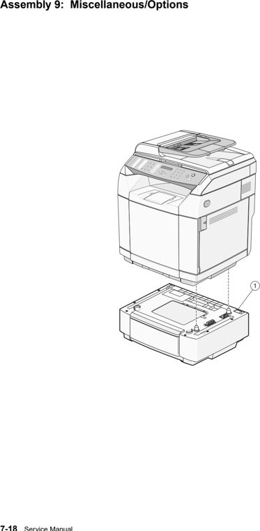 Assembly 9: Miscellaneous/Options parts diagram - Lexmark X500 & X502 Parts