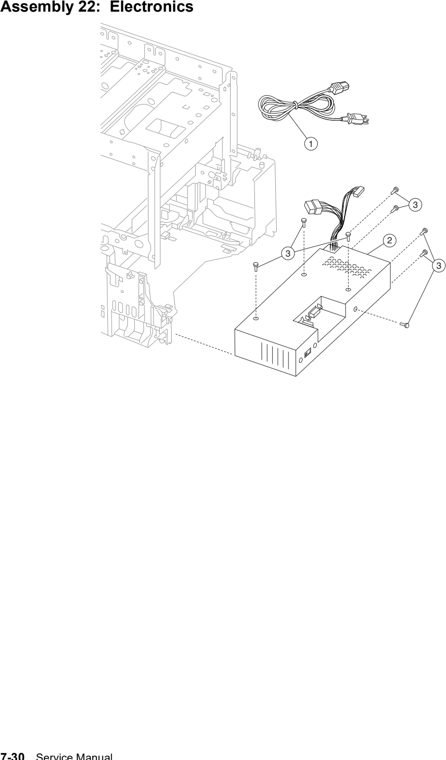 Assembly 22: Electronics parts diagram - Lexmark C770 & C772 Parts