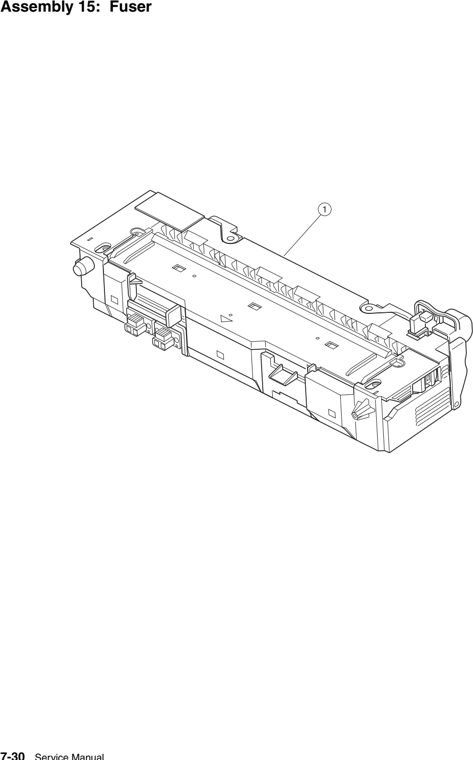 Assembly 15: Fuser parts diagram - Lexmark C925 Parts