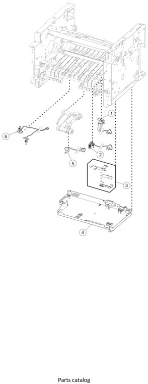 Assembly 3: Electronics 2 parts diagram - Lexmark MS410 Parts