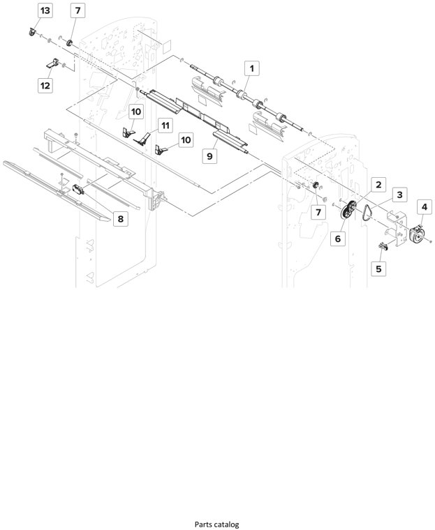 Assembly 30: SHPF—Compiler section 2 parts diagram - Lexmark Finisher Parts CS921 CS923 CX920 CX921 CX923 CX924 MS911 MX910 MX911 XM91x