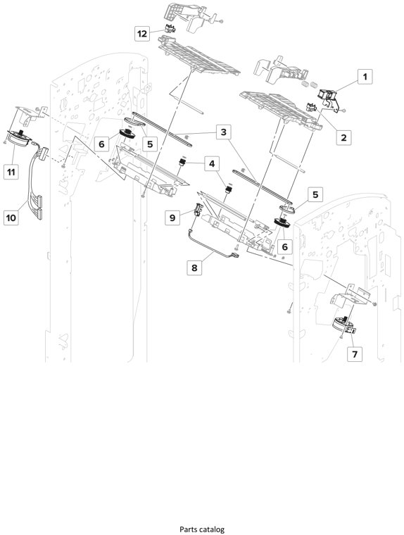 Assembly 31: SHPF—Compiler section 3 parts diagram - Lexmark Finisher Parts CS921 CS923 CX920 CX921 CX923 CX924 MS911 MX910 MX911 XM91x