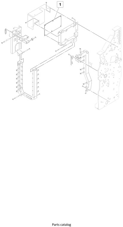 Assembly 35: Booklet maker—Electronics parts diagram - Lexmark Finisher Parts CS921 CS923 CX920 CX921 CX923 CX924 MS911 MX910 MX911 XM91x