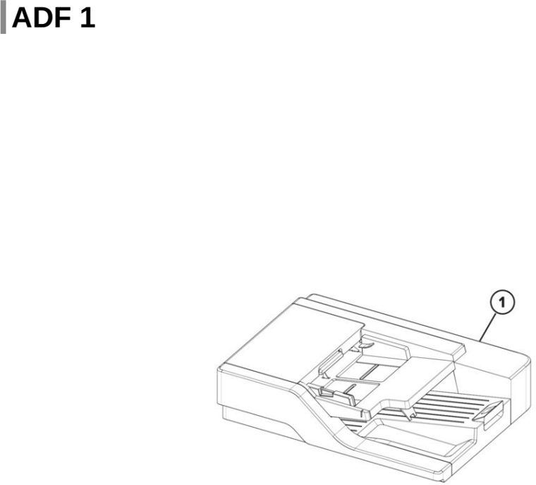 Assembly 21: ADF 1 parts diagram - Lexmark Parts For MX721 MX722 MX822 MX826 MB2770 XM5163 XM5263 XM7355 XM7350